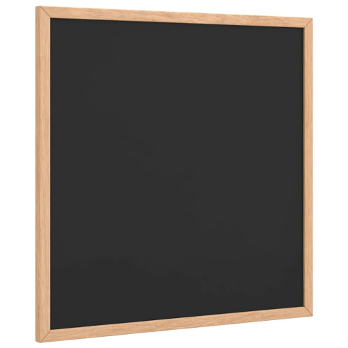 Berkfield Chalkboard with Solid Pine Wood Frame Black 40x40 cm 1