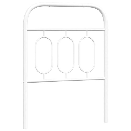 Berkfield Metal Replace Headboard White 75 cm 1