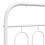 Berkfield Metal Replace Headboard White 75 cm 5