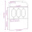 Berkfield Metal Replace Headboard White 75 cm 6