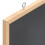 Berkfield Chalkboard with Solid Pine Wood Frame Black 40x40 cm 6
