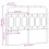 Berkfield Metal Replace Headboard White 137 cm 6