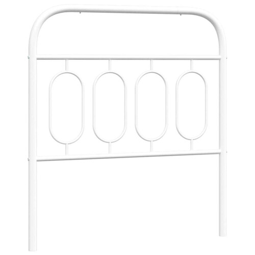 Berkfield Metal Replace Headboard White 90 cm 1