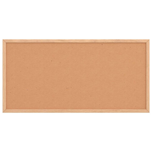 Berkfield Cork Board with Solid Pine Wood Frame 60x30 cm 2