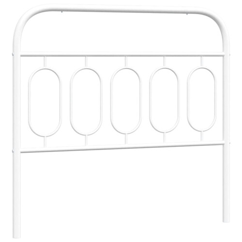 Berkfield Metal Replace Headboard White 107 cm 1