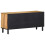 Berkfield TV Cabinet Brown 100x33x46 cm Solid Wood Mango 5