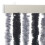 Berkfield Fly Curtain Grey and Black 56x200 cm Chenille 4