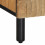 Berkfield TV Cabinet Brown 100x33x46 cm Solid Wood Mango 8