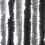 Berkfield Fly Curtain Grey and Black 56x200 cm Chenille 6