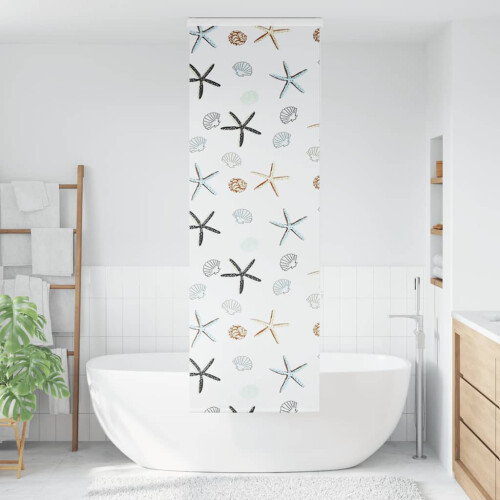 Berkfield Shower Roller Blind with Cassette 70x240 cm Fabric Width 66 cm 1