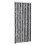 Berkfield Fly Curtain Grey and Black 90x200 cm Chenille 2