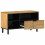 Berkfield TV Cabinet Brown 80x33x46 cm Solid Wood Mango 2
