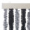 Berkfield Fly Curtain Grey and Black 90x200 cm Chenille 4