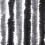Berkfield Fly Curtain Grey and Black 90x200 cm Chenille 6