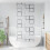 Berkfield Shower Roller Blind with Cassette 100x240 cm Fabric Width 96 cm 2