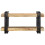 Berkfield Wall Shelf 70x33x35 cm Solid Rough Wood Mango 4