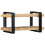 Berkfield Wall Shelf 70x33x35 cm Solid Rough Wood Mango 6