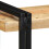 Berkfield Wall Shelf 70x33x35 cm Solid Rough Wood Mango 9