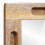Berkfield Bathroom Mirror Brown 50 x 2.5 x 70 cm Solid Mango Wood 4