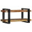 Berkfield Wall Shelf Multicolour Solid Wood Reclaimed 3