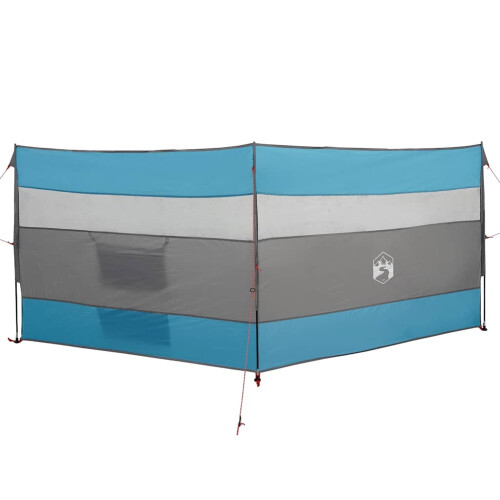Berkfield Camping Windbreak Blue 340x130 cm Waterproof 1