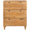 Berkfield Sideboard Light brown 60 x 33 x 75 cm Solid mango wood 3