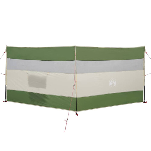 Berkfield Camping Windbreak Green 340x130 cm Waterproof 1