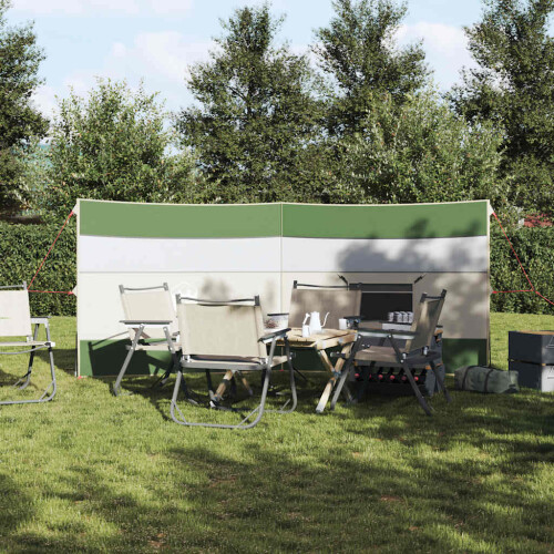 Berkfield Camping Windbreak Green 340x130 cm Waterproof 2