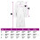 Berkfield Bathrobe KINN White L Cotton 7