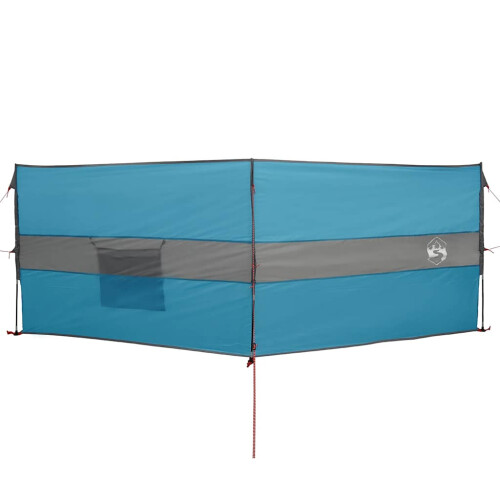 Berkfield Camping Windbreak Blue 344x120 cm Waterproof 1