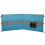 Berkfield Camping Windbreak Blue 344x120 cm Waterproof 6