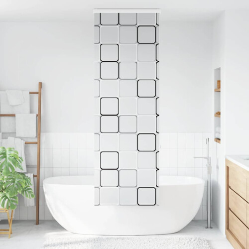 Berkfield Shower Roller Blind with Cassette 60x240 cm Fabric Width 56 cm 1
