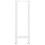 Berkfield Console Table Legs White 2 pcs 38x(72-73) cm Steel 5
