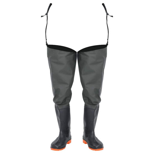 Berkfield Hip Waders Dark Green Size 40 1