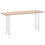 Berkfield Console Table Legs White 2 pcs 38x(72-73) cm Steel 8