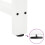 Berkfield Console Table Legs White 2 pcs 38x(72-73) cm Steel 9