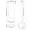 Berkfield Console Table Legs White 2 pcs 38x(72-73) cm Steel 10