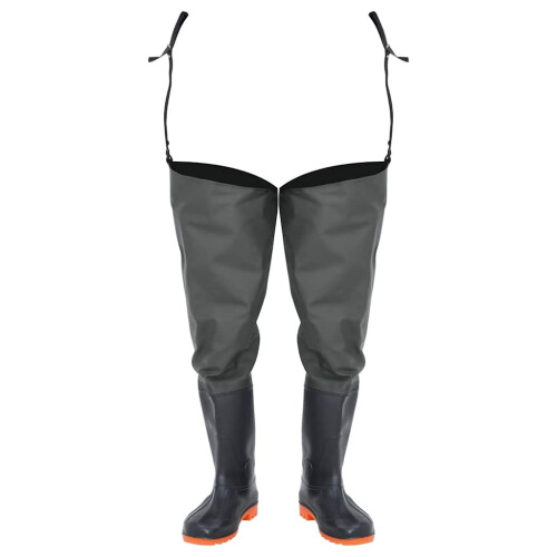 Berkfield Hip Waders Dark Green Size 43 1