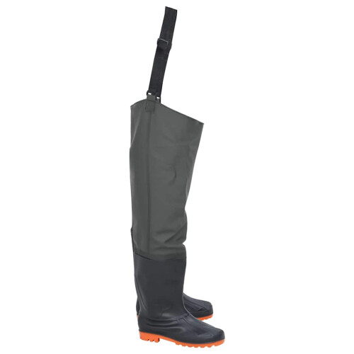 Berkfield Hip Waders Dark Green Size 43 2