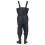 Berkfield Chest Waders with Boots and Belt Black Size 46 4
