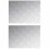 Berkfield Stair Tread Rectangular 2 pcs Silver 70 x 50 cm Aluminium 2