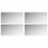 Berkfield Stair Tread Rectangular 4 pcs Silver 100 x 50 cm Aluminium 2