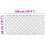 Berkfield Stair Tread Rectangular 4 pcs Silver 100 x 50 cm Aluminium 8