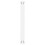 Berkfield Dining Table Legs White 2 pcs 80x(72-73) cm Steel 7