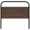 Berkfield Replace Headboard Brown Oak 90 cm Steel and Engineered Wood 3