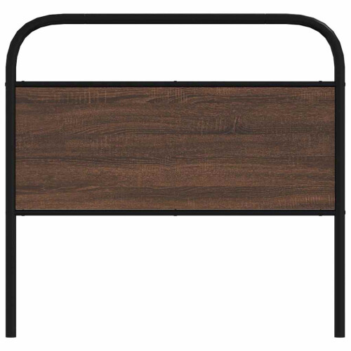Berkfield Replace Headboard Brown Oak 90 cm Steel and Engineered Wood 2