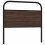Berkfield Replace Headboard Brown Oak 90 cm Steel and Engineered Wood 5