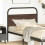 Berkfield Replace Headboard Brown Oak 100 cm Steel and Engineered Wood 2
