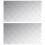 Berkfield Stair Tread Rectangular 2 pcs Silver 90 x 50 cm Aluminium 2