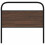 Berkfield Replace Headboard Brown Oak 100 cm Steel and Engineered Wood 3
